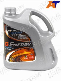 Масло мотор. синтетич. g-energy f synth 5w40, api sm/cf, acea a3/b4, 4л