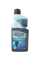 Моторное масло для 2т лод. моторов ravenol outboard 2t mineral с дозатором ( 1л) new