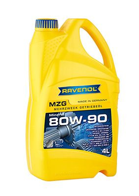 Трансмиссионное масло ravenol getriebeoel mzg sae 80w-90 gl-4 ( 4л) new