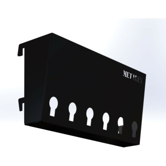 Лоток для документов ООО Металекс Metalex 148x300 мм, черный