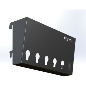 Лоток для документов ООО Металекс Metalex 148x300 мм, серый