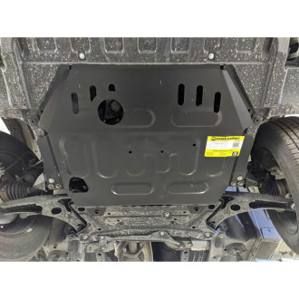 Стальная защита двигатель, КПП, Mitsubishi Outlander с 2012 г.в. ООО Трио Сервис MOTODOR