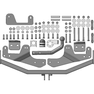 Фаркоп Hyundai H1, Starex, Grand Starex 2008- ООО Трио Сервис MOTODOR