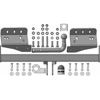 Фаркоп KIA Sportage, Hyundai IX35, 2010-2016 ООО Трио Сервис MOTODOR