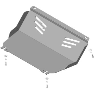 Стальная защита для Р Mitsubish L200, V=2,4, МКПП 2015- ООО Трио Сервис MOTODOR
