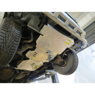 Алюминиевая защита Д, ПДф, КПП Toyota LC 200, Lexus LX 2007- ООО Трио Сервис MOTODOR