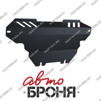 Защита радиатора SsangYong Actyon 07-11/Actyon Sport 12- АвтоБроня 1.05306.1