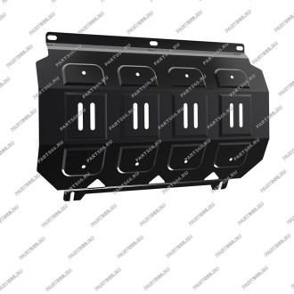 Защита радиатора для Mitsubishi L200 2006-2015/Pajero Sport 2008-2016, АвтоБроня 111.04005.1