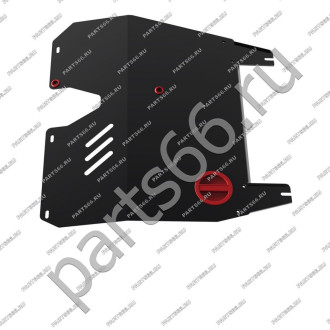 Защита картера КПП для Mitsubishi Lancer 2003-2009 АвтоБроня 111.04002.3