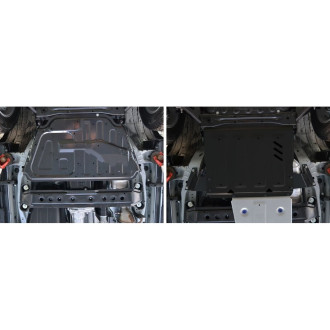 Защита кпп для Mitsubishi Pajero III, IV 1999-2006 2006-2011 2011- АвтоБроня 111.04044.1