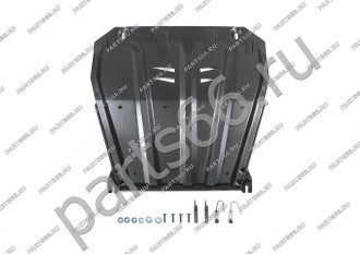 Защита картера и КПП Nissan Qashqai сборка РФ 2015-/X-Trail 2007-2015 2015- АвтоБроня 111.04158.1