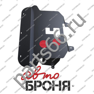 Защита картера и КПП для Fiat Doblo 2006-2015 АвтоБроня 111.01702.2