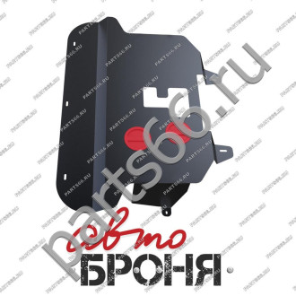 Защита картера и КПП для Fiat Doblo 2006-2015 АвтоБроня 111.01702.2