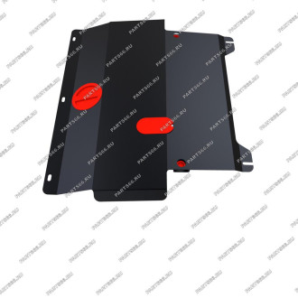 Защита картера КПП для Ford Fiesta 2008-2015 2015-н.в. АвтоБроня 111.01805.2