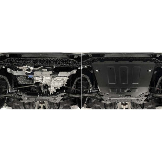 Защита картера + кпп Hyundai Bayon 2021-, V - 1.4, AT АвтоБроня 111.02201.1