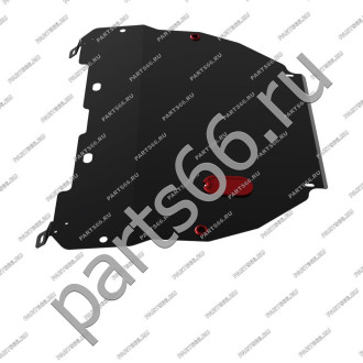 Защита картера КПП для Hyundai Accent 2000-2012 АвтоБроня 111.02301.1