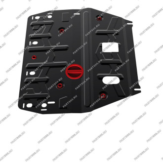 Защита картера КПП для Hyundai i40 2012-2015 2015-н.в. АвтоБроня 111.02342.1