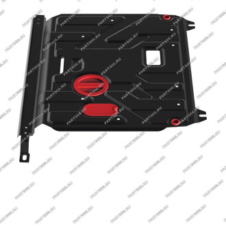 Защита картера и КПП Hyundai Solaris 2011-2016/Kia Rio 2011-2017 АвтоБроня 111.02343.1