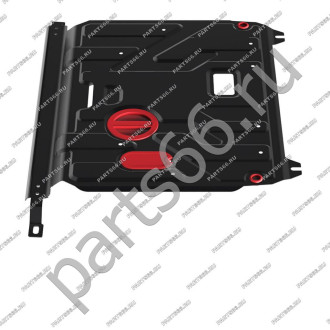 Защита картера и КПП Hyundai Solaris 2011-2016/Kia Rio 2011-2017 АвтоБроня 111.02343.1
