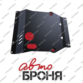 Защита картера и КПП для Kia Soul 2009-2014 АвтоБроня 111.02806.2