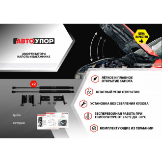 Газовые упоры капота для Hyundai Tucson IV 2021-н.в. АвтоУпор UHYTUC021