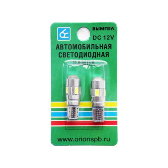 Автомобильная лампочка Вымпел T10-W5W 6SMD