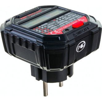 Тестер розеток и УЗО КВТ КТ 107D PROLINE