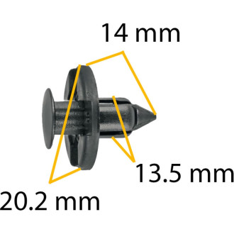 Автомобильный крепеж для Acura Honda Infiniti Mitsubishi Nissan Крепавто 0156