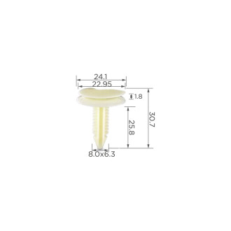 Автокрепеж для Chevrolet/Chrysler/Daewoo/Ford/GM/Opel Крепавто 0225