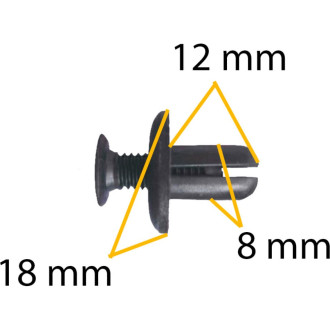 Автомобильный крепеж для Hyundai Kia Mazda Крепавто 0764