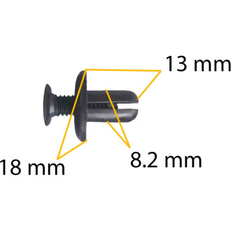 Автомобильный крепеж для GM/Hyundai/Kia Крепавто 1541