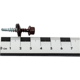 Кровельный саморез КРЕП-КОМП 4,8x29 RAL8017 тёмно-коричневый 250 шт.