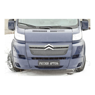 Зимняя заглушка решетки радиатора для Citroen Jumper 2006-2013 (250 кузов) Русская Артель ZRCJ-052102