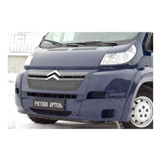 Зимняя заглушка решетки радиатора для Citroen Jumper 2006-2013 (250 кузов) Русская Артель ZRCJ-052102