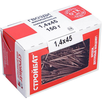 Омедненные финишные гвозди Стройбат 1,4x45 0,15 кг