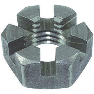 Низкая корончатая гайка ЦКИ М14х1.5 DIN937 25 шт.