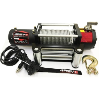 Автомобильная лебедка 4REVO SRX FS 1000 lbs 12В, стальной трос