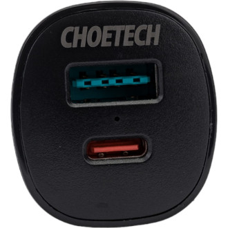 Автомобильное зарядное устройство Choetech TC0005-V3-BK