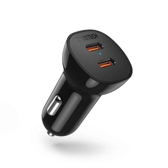 Автомобильное зарядное устройство Choetech TC0008-V2-BK