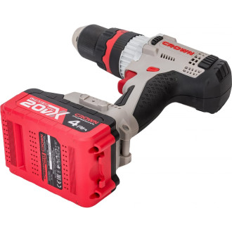 Аккумуляторная ударная дрель-шуруповерт Crown CT21075HMX-4 BMC