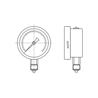 Манометр A-Flow G22-S-4N-63A-V9bar