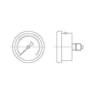 Манометр A-Flow G22-S-4N-63B-60bar