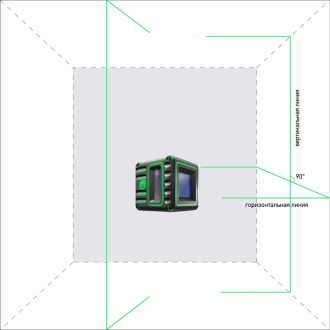 Построитель лазерных плоскостей ADA Cube 3D Green Professional Edition