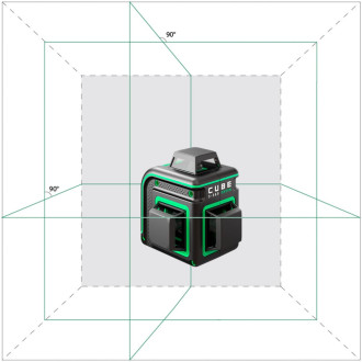 Построитель лазерных плоскостей ADA Cube 3-360 GREEN Professional Edition