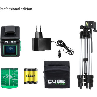 Построитель лазерных плоскостей ADA Cube 360 Green Professional Edition