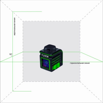 Построитель лазерных плоскостей ADA Cube 360 Green Professional Edition