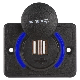 USB накладная розетка Airline AEBJ210