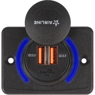 USB накладная розетка Airline AEBJ211