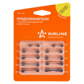 Стеклянные цилиндрические предохранители Airline AFU-T-06