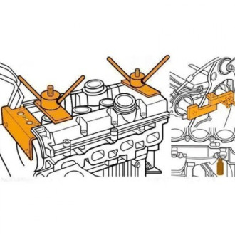 Набор фиксаторов ГРМ VOLVO 1.6/1.8/1.9/2.0/2.3/2.4/2.5 AIST 67230695-1 00-00022607